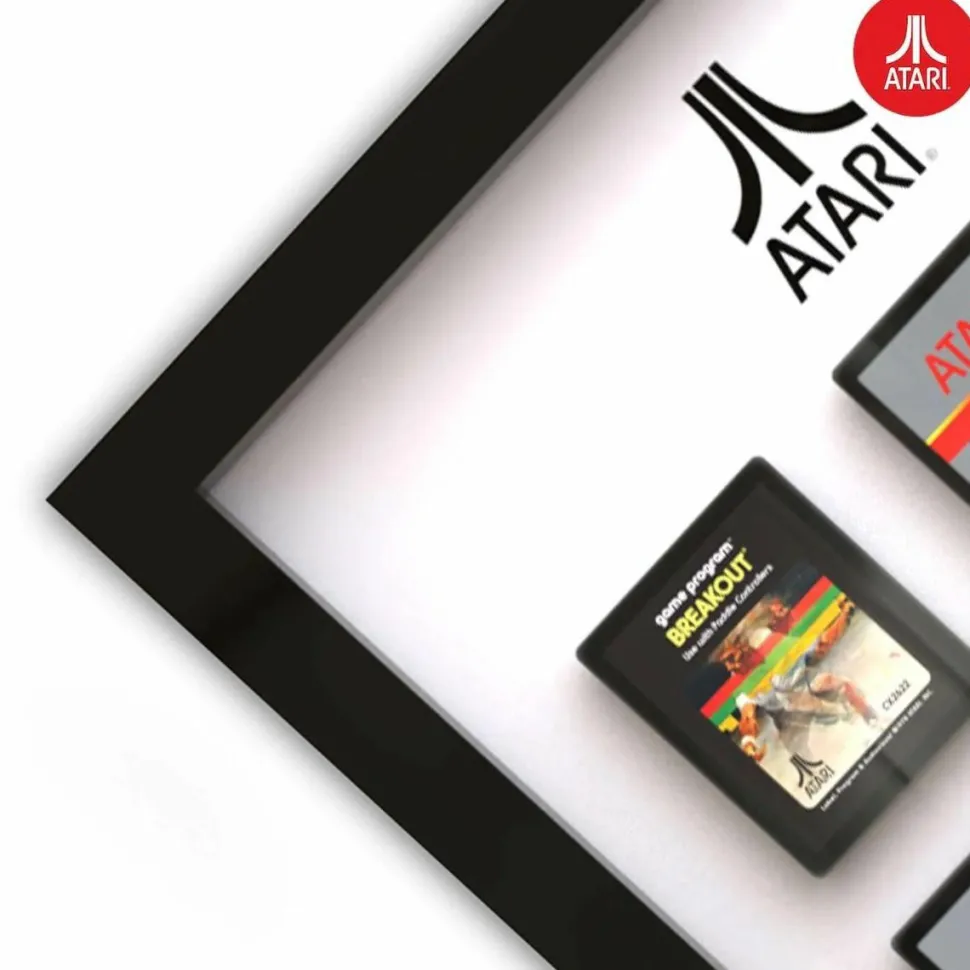 Atari - Video Game Cartridges 3D Wall Art