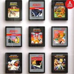 Atari - Video Game Cartridges 3D Wall Art