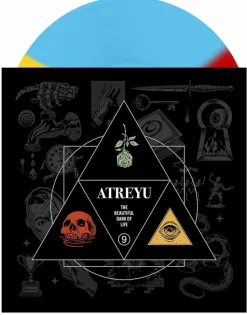 Atreyu - The Beautiful Dark of Life 2xLP Vinyl Record (Red, Teal & Yellow Swirl Coloured Vinyl)