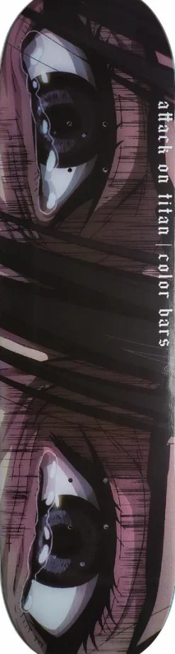 Attack on Titan - Attack on Titan x Color Bars Witness 8.25" Skateboard Deck (Deck Only)