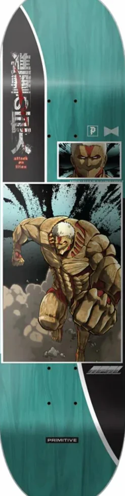 Attack on Titan - Attack on Titan x Primitive Armored Neal 8.25" Skateboard Deck (Deck Only)