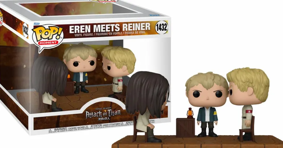 Attack on Titan - Eren Meets Reiner Pop! Moment Vinyl Figure