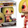 Attack on Titan - Female Titan Glow in the Dark 6” Super Sized Pop! Vinyl Figure