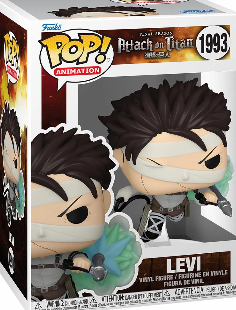 Attack on Titan - Levi with Bandages Pop! Vinyl Figure