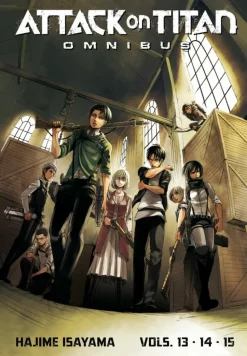 Attack on Titan - Omnibus Volume 05 Manga Paperback Book (Vol. 13-15)