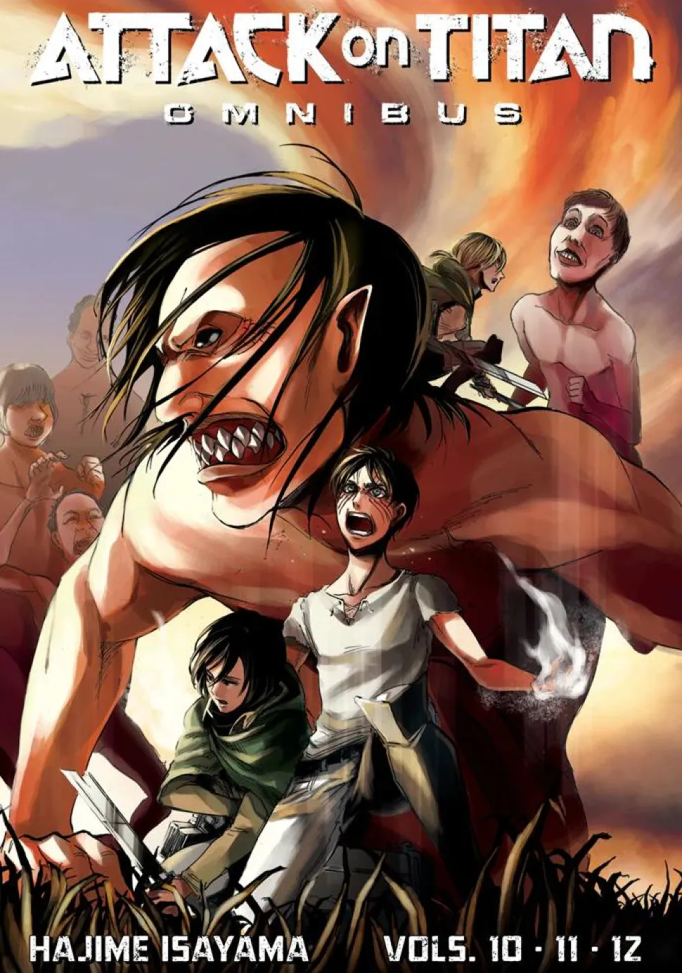 Attack on Titan - Omnibus Volume 04 Manga Paperback Book (Vol. 10-12)