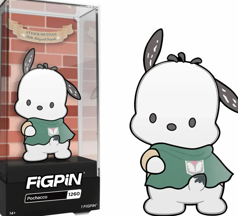 Attack on Titan x Hello Kitty and Friends - Pochacco FiGPiN Enamel Pin