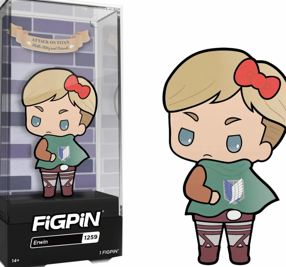 Attack on Titan x Hello Kitty and Friends - Erwin FiGPiN Enamel Pin