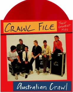 Australian Crawl - Crawl File: Their Greatest Hits LP Vinyl Record (Red Coloured Vinyl)