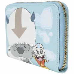 Avatar: The Last Airbender - Aang, Appa & Momo 4" Faux Leather Zip-Around Wallet