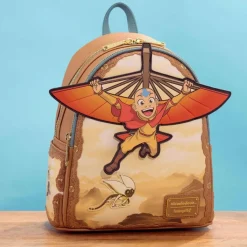 Avatar: The Last Airbender - Aang Glider Staff 10" Faux Leather Mini Backpack