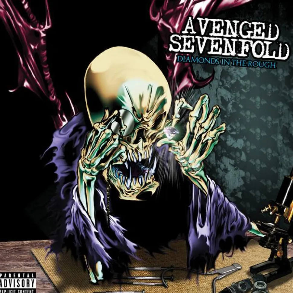 Avenged Sevenfold - Diamonds In The Rough 2xLP Vinyl Record (Clear Vinyl)