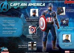Avengers 2: Age of Ultron - Captain America 1/9th Scale Action Hero Vignette Model Kit Statue