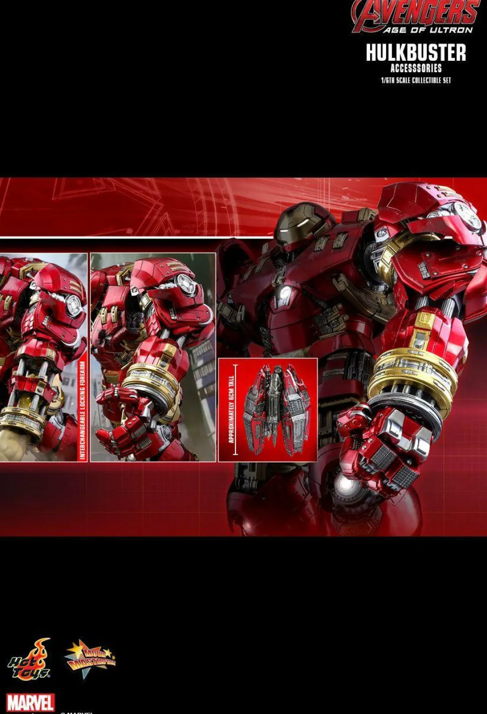 Avengers 2: Age of Ultron - Iron Man Hulkbuster 1/6th Scale Hot Toys Accessory Set (Int Sales Only)