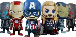 Avengers 2: Age of Ultron - Cosbaby 3.75” Hot Toys Figure Collectible Set (Set of 6)