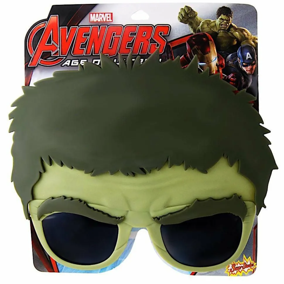 Avengers 2: Age of Ultron - Hulk Sun-Staches Sunglasses (One Size)