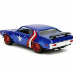 Avengers - Captain America & 1972 Plymouth GTX 1/32 Scale Die-Cast Vehicle Replica