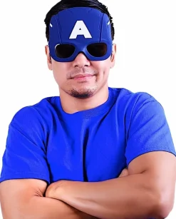 Avengers - Captain America Sun-Staches Sunglasses (One Size)