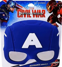 Avengers - Captain America Sun-Staches Sunglasses (One Size)