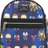 Avengers 4: Endgame - Avengers Chibi Print 11.5” Faux-Leather Mini Backpack