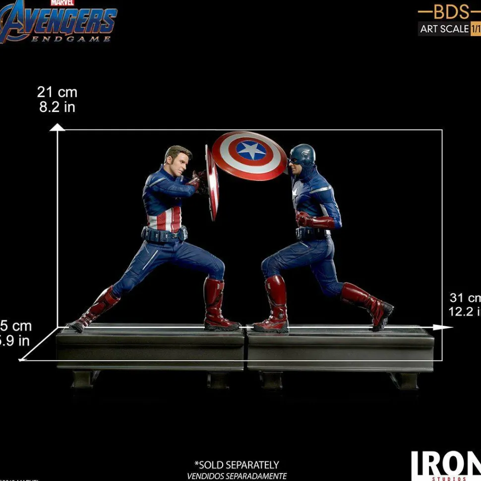 Avengers 4: Endgame - Captain America 2023 1/10th Scale Statue