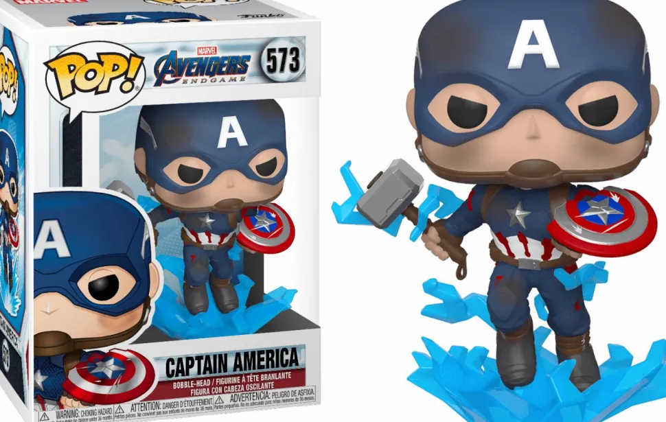 Avengers 4: Endgame - Captain America with Mjolnir Pop! Vinyl Figure