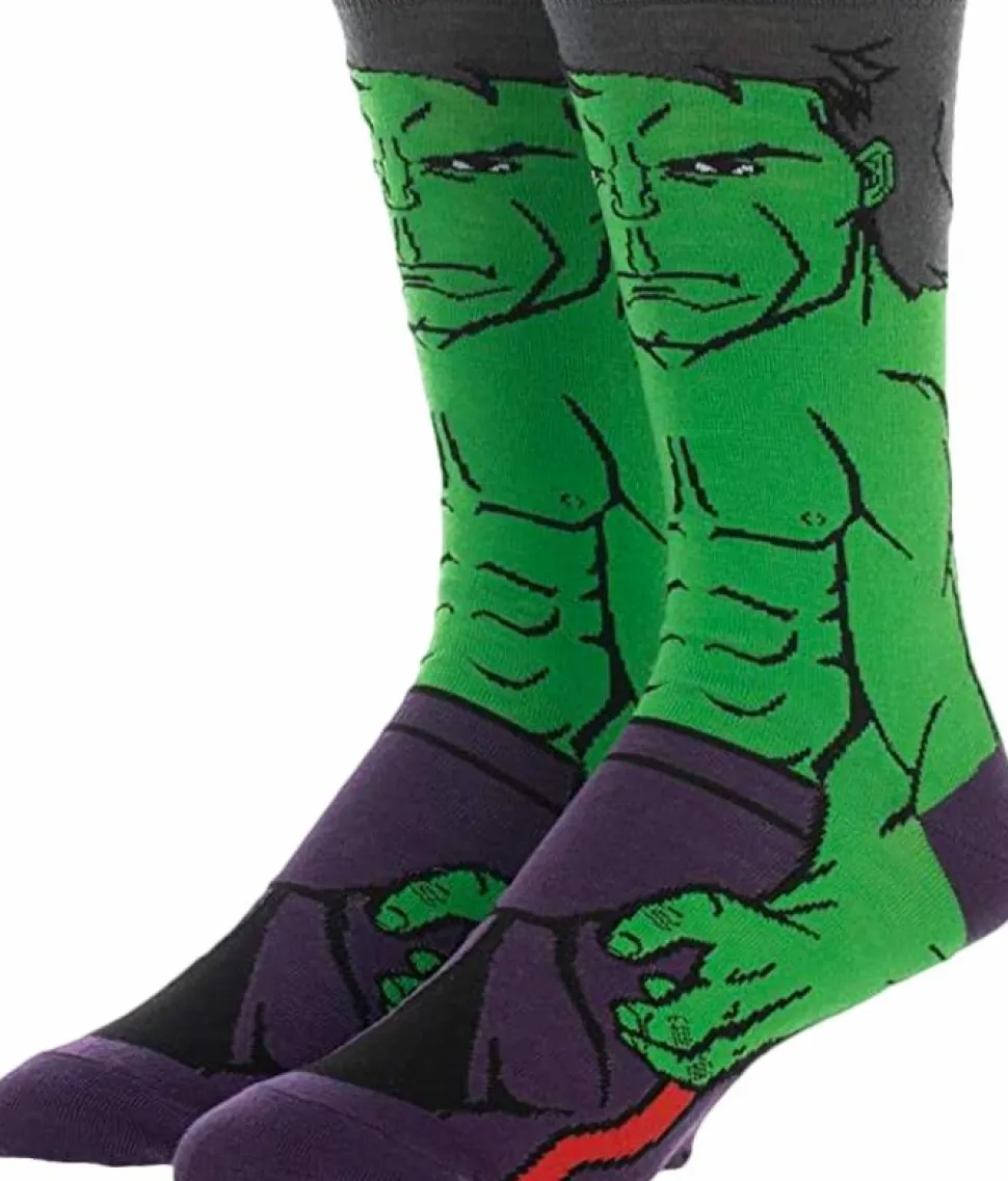 Avengers 4: Endgame - Hulk 360 Character Men’s Socks (One Size)