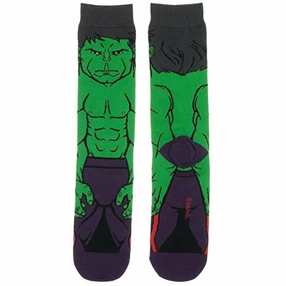 Avengers 4: Endgame - Hulk 360 Character Men’s Socks (One Size)
