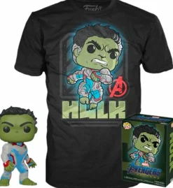 Avengers 4: Endgame - Hulk Pop! Vinyl Figure & T-Shirt Box Set