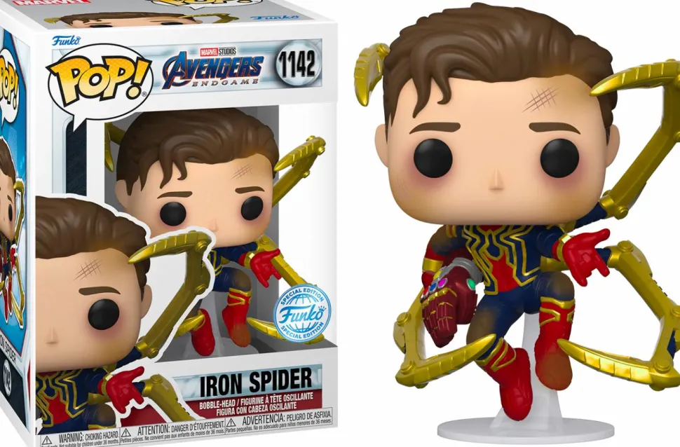 Avengers 4: Endgame - Iron Spider Unmasked Pop! Vinyl Figure