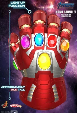 Avengers 4: Endgame - Nano Gauntlet Light-Up (Hulk Version) Cosbaby Hot Toys Bobble-Head Figure (Int Sales Only)