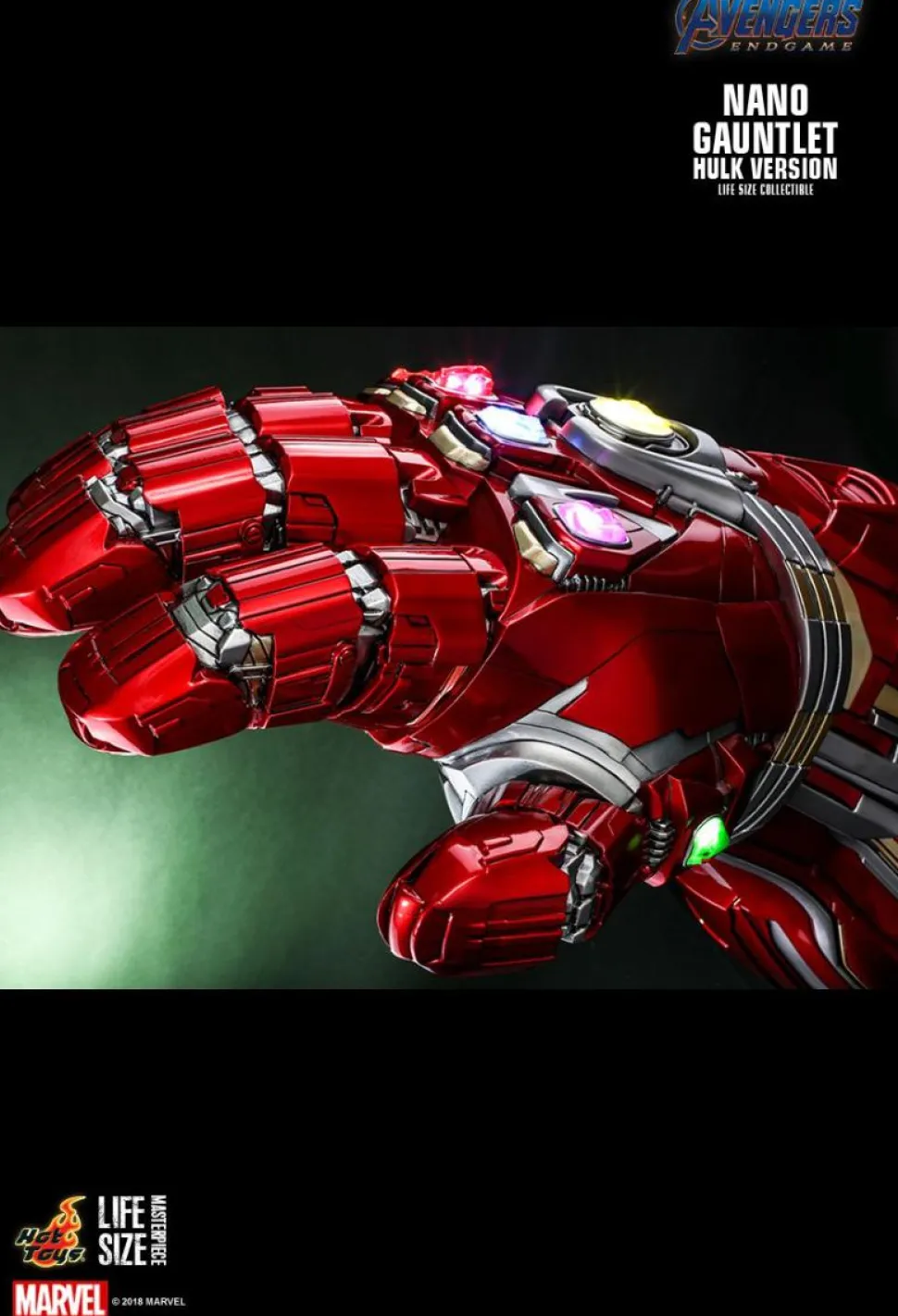 Avengers 4: Endgame - Nano Gauntlet Hulk Edition 1:1 Scale Life-Size Replica