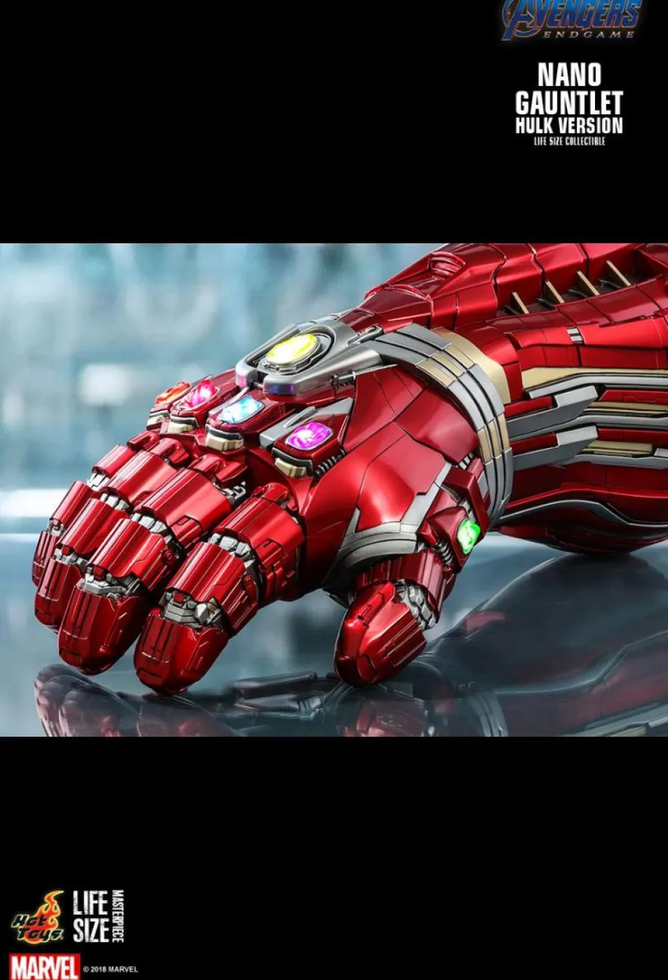 Avengers 4: Endgame - Nano Gauntlet Hulk Edition 1:1 Scale Life-Size Replica