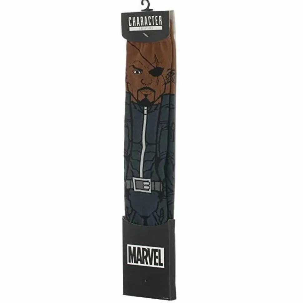 Avengers 4: Endgame - Nick Fury 360 Character Men’s Socks (One Size)