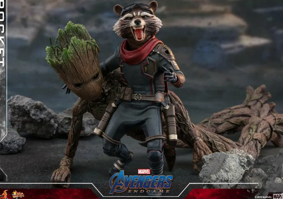 Avengers 4: Endgame - Rocket Raccoon 1/6th Scale Hot Toys Action Figure