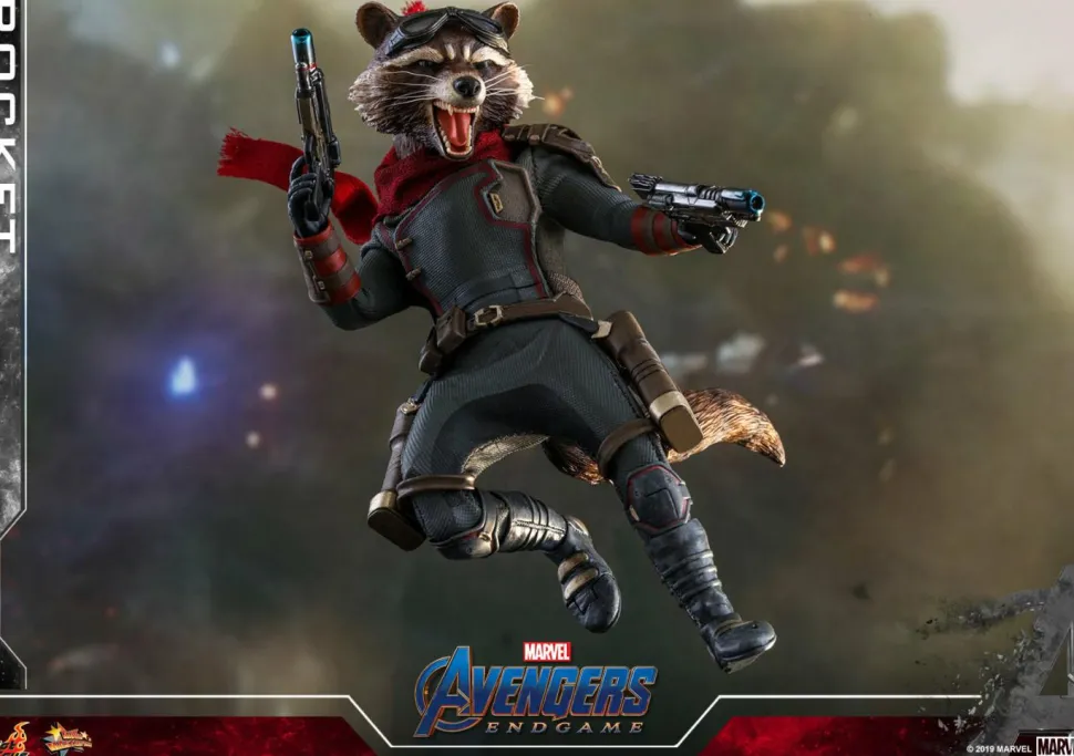 Avengers 4: Endgame - Rocket Raccoon 1/6th Scale Hot Toys Action Figure