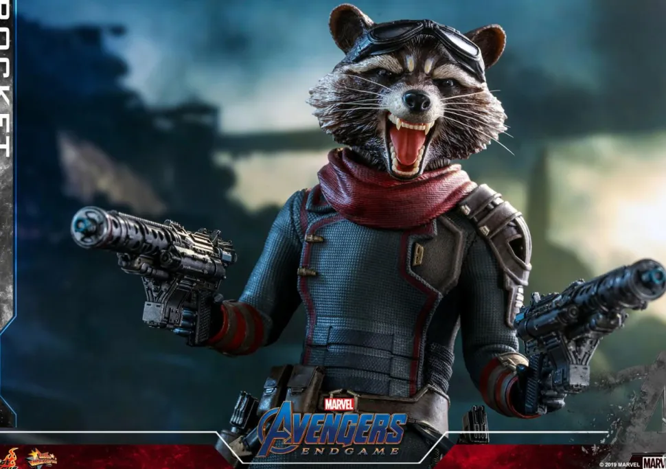 Avengers 4: Endgame - Rocket Raccoon 1/6th Scale Hot Toys Action Figure