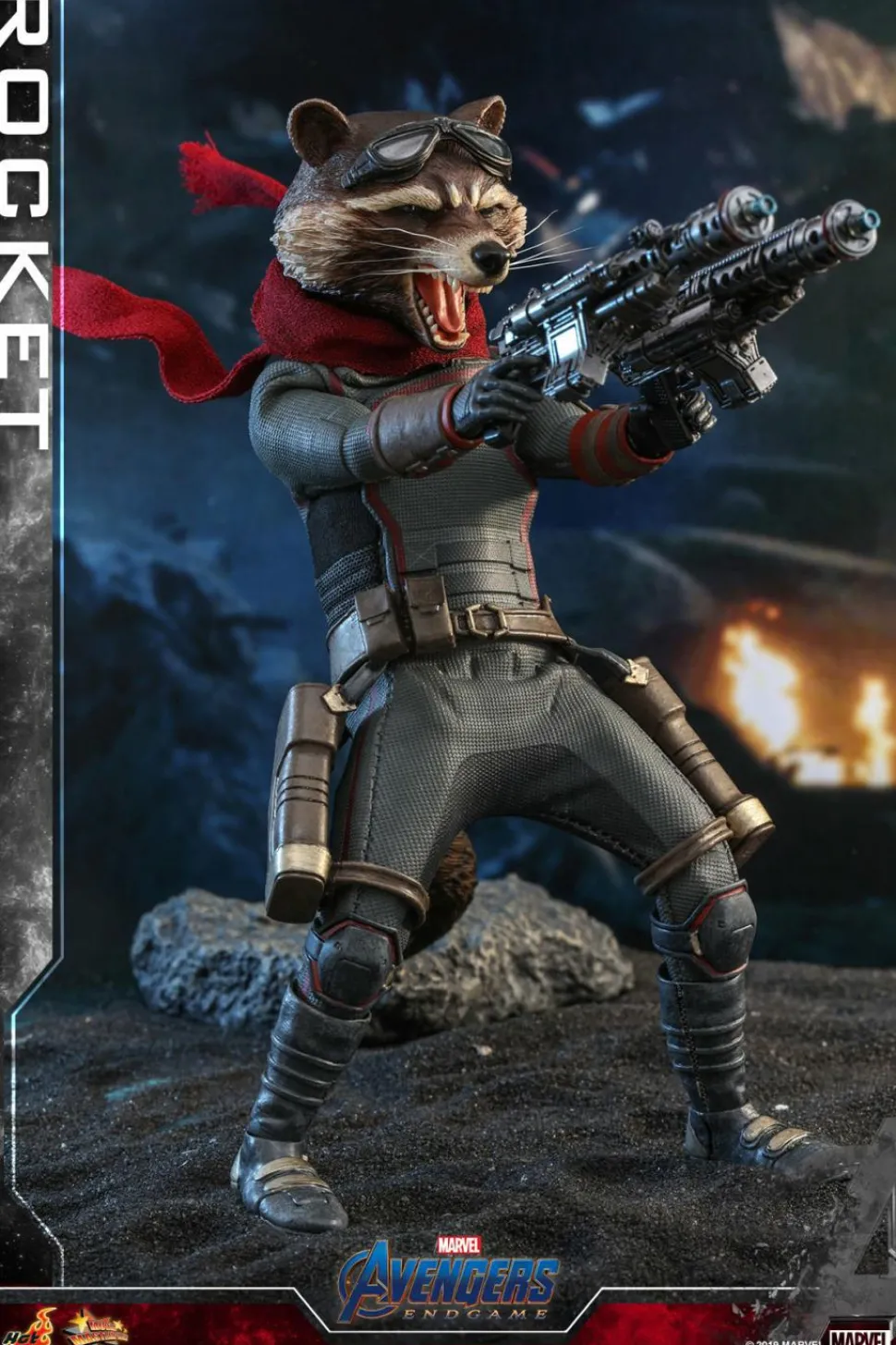 Avengers 4: Endgame - Rocket Raccoon 1/6th Scale Hot Toys Action Figure