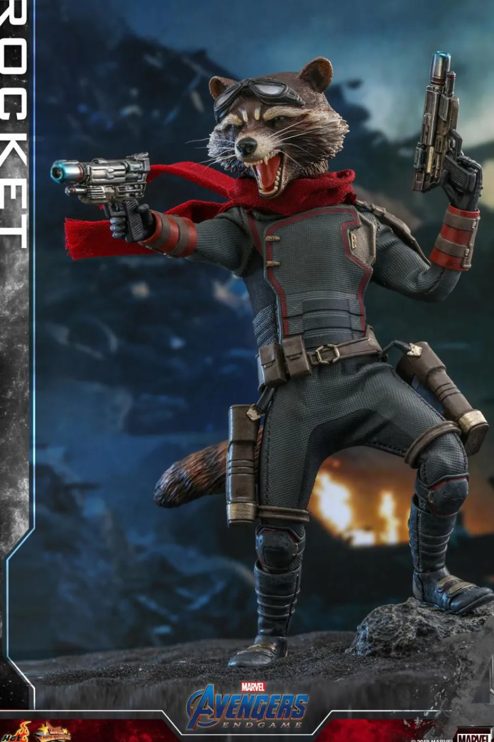 Avengers 4: Endgame - Rocket Raccoon 1/6th Scale Hot Toys Action Figure