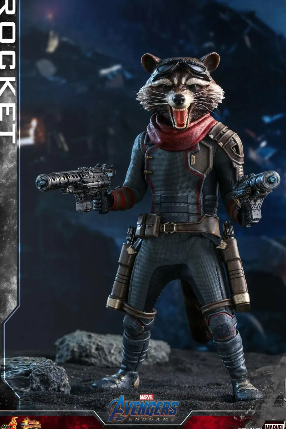 Avengers 4: Endgame - Rocket Raccoon 1/6th Scale Hot Toys Action Figure