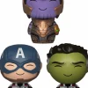 Avengers 4: Endgame - Thanos, Hulk & Captain America Dorbz Vinyl Figure 3-Pack (Funko Exclusive)