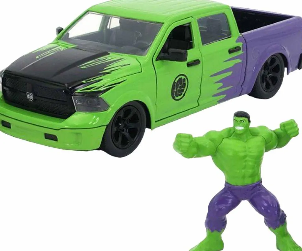 Avengers - Hulk & 2014 Dodge Ram 1500 1/24th Scale Die-Cast Vehicle Replica