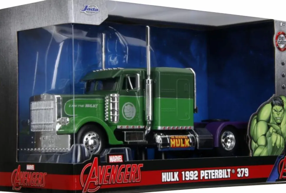Avengers - Hulk Big Rig 1992 Peterbilt 379 1/24th Scale Die-Cast Vehicle
