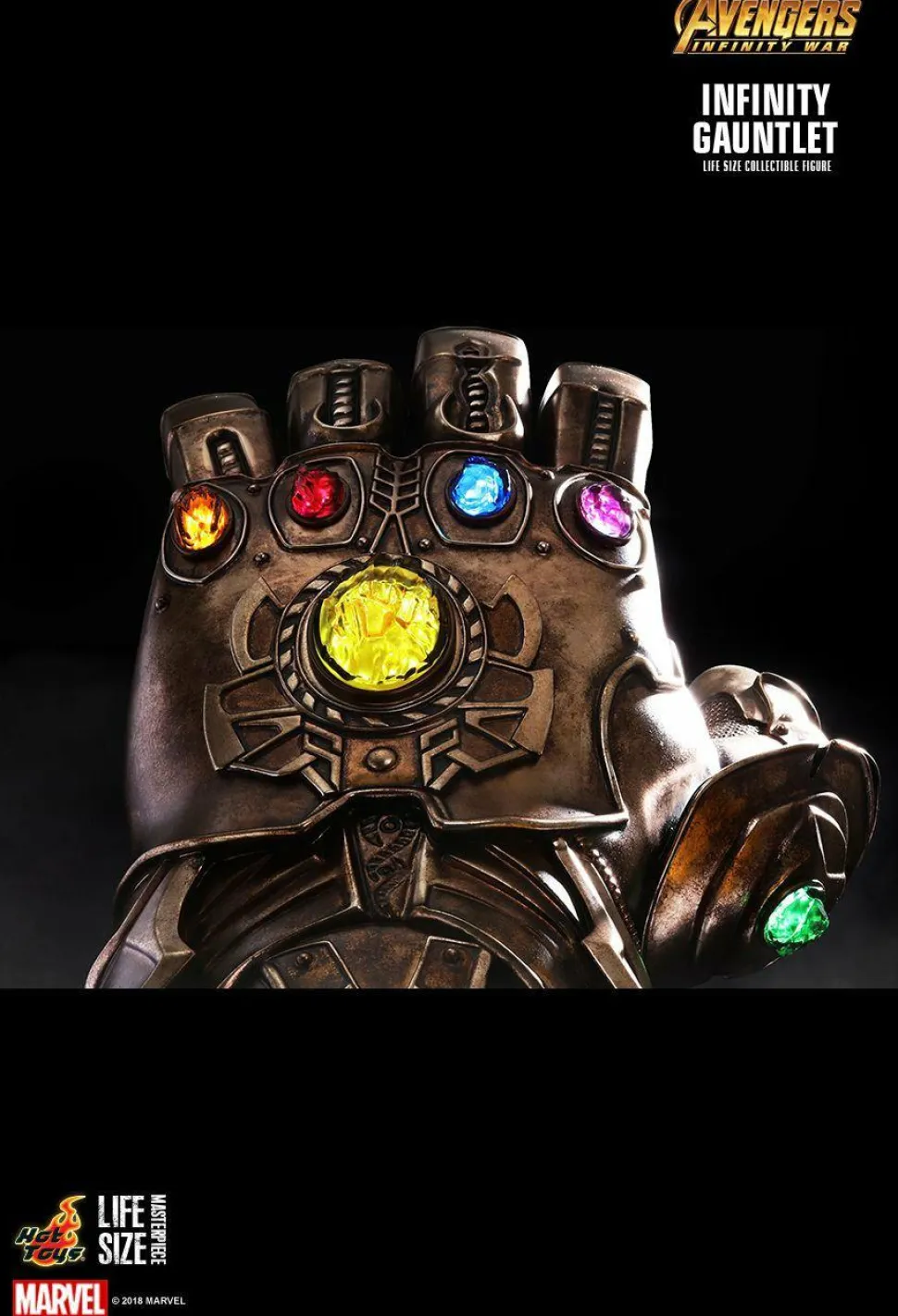 Avengers 3: Infinity War - Infinity Gauntlet 1:1 Scale Life-Size Replica