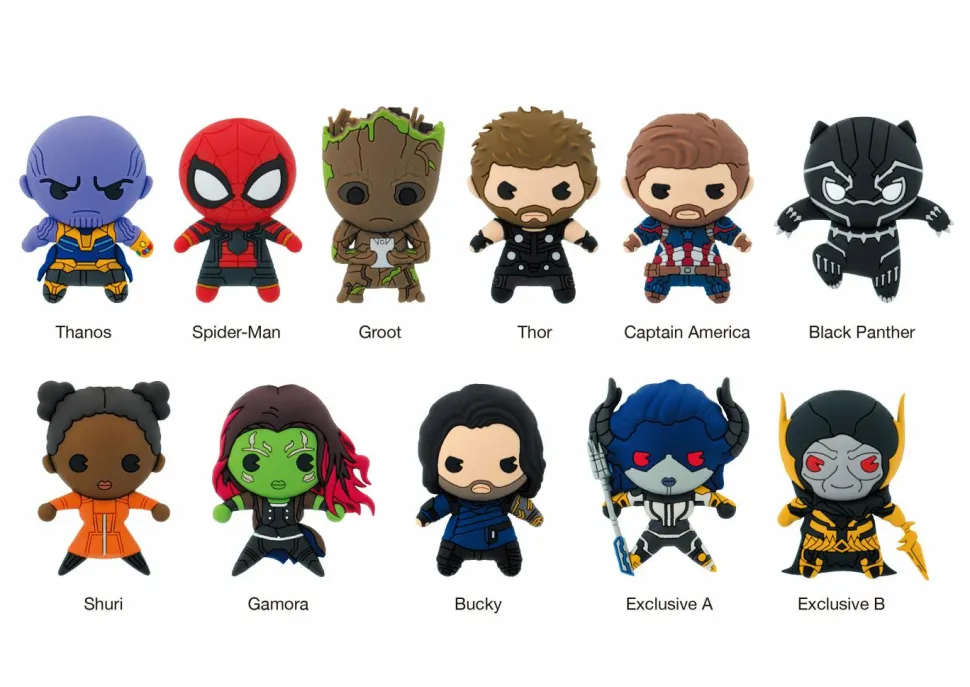 Avengers 3: Infinity War - Series 2 3D Figural Blind Bag Keychain (Single Unit)