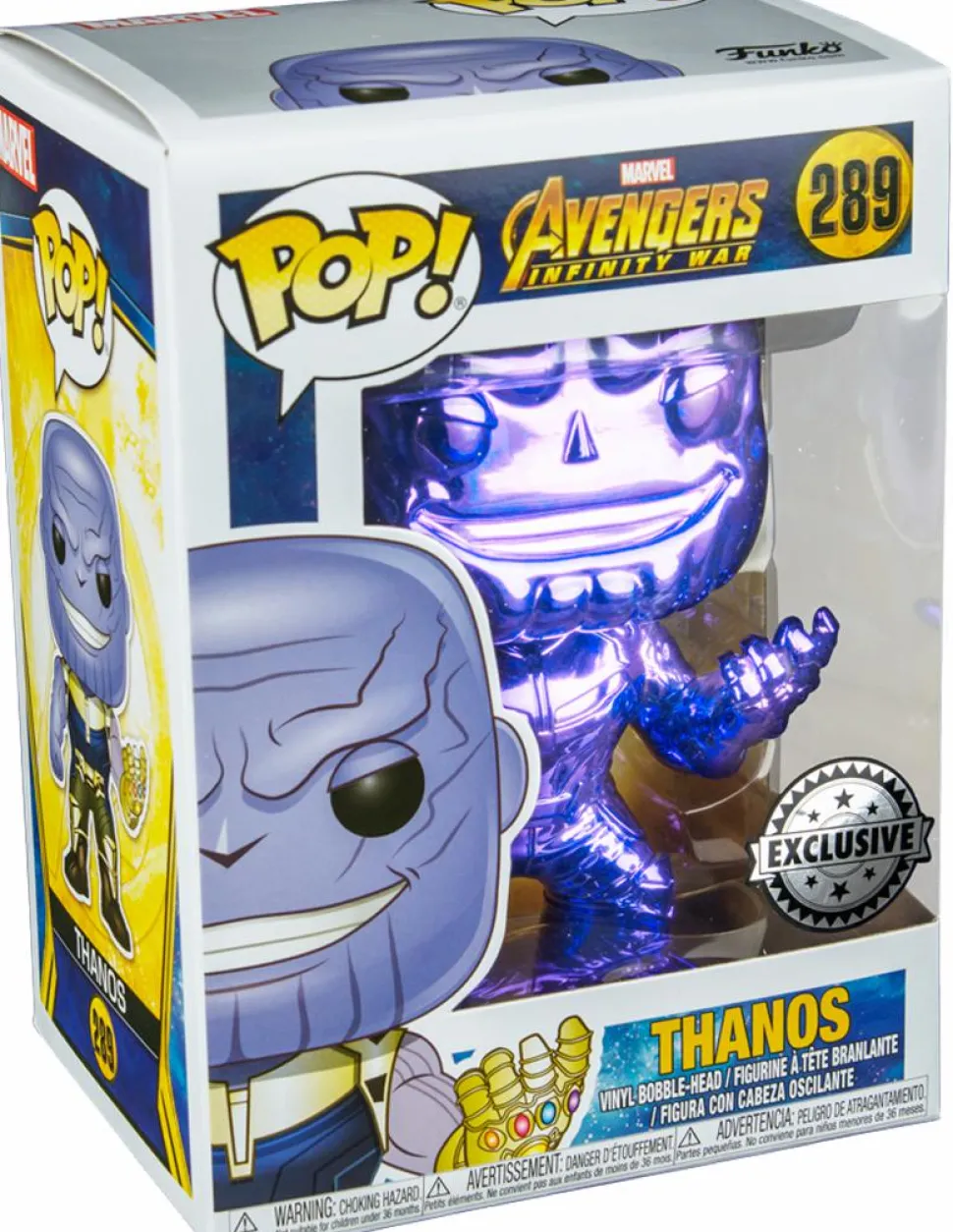 Avengers 3: Infinity War - Thanos Purple Chrome Pop! Vinyl Figure (2018 Event Exclusive)