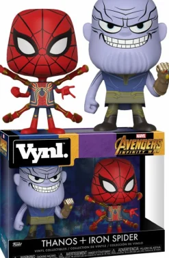 Avengers 3: Infinity War - Thanos & Iron Spider Vynl. Vinyl Figure 2-Pack
