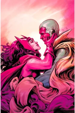 Avengers - Scarlet Witch & Vision Avengers (Vol. 7) #50 Variant Cover Fine Art Print by Carmen Carnero