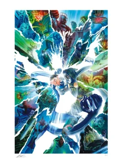 Avengers - Secret Wars: Battle Fine Art Print by Alex Ross