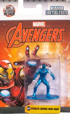 Avengers - Stealth Armor Iron Man Nano Metalfigs 2” Die-Cast Figure